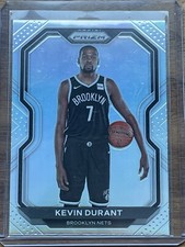 2020-21 Panini Prizm Kevin Durant Silver Prizm #81 Nets Suns