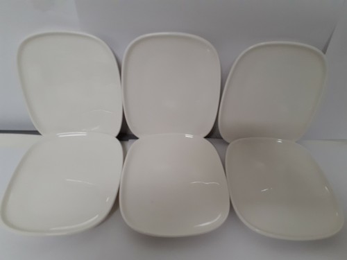 DELTA AIRLINES First Class ALESSI tiny Plates 6" X 5” Christmas Pilot Gift 6 Pc - Picture 1 of 12