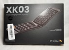 PROTOARC XK03 Portable folding Ergonomic Keyboard Black with Phone Stand