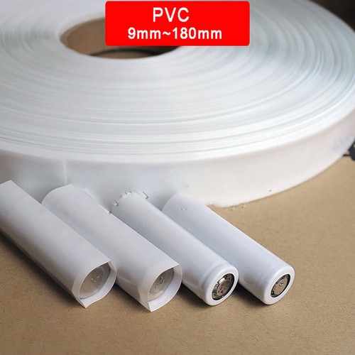 PVC Schrumpfschlauch Flachmaß 7mm bis 250mm für Paket RC Batterie Pack Weiß - Picture 6 of 12