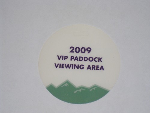 2009 Breeders' Cup VIP Paddock Viewing Area Pass (Zenyatta) - Picture 2 of 2