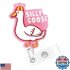 Goose Retractable Badge Holder, Fun for Nurses and Office - Cute and Retracta