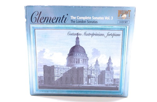 Clementi Complete Sonatas Vol.3 C.Masteroprimiano Brilliant Classics 3 CD Set - 第 1/4 張圖片
