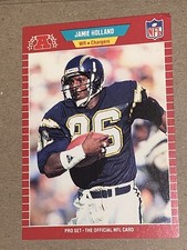 1989 NFL Pro Set #366 Jamie Holland San Diego Chargers Football   Card