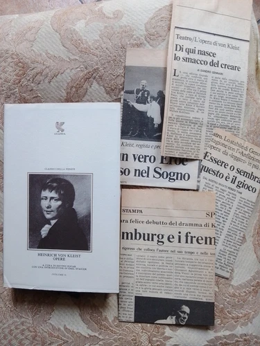 Heinrich Von Kleist Opere Vol. 1