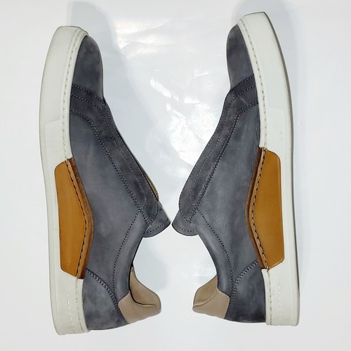 Magnanni Bowen 23957 Slip On Suede Sneakers Gray Loafer Shoes Men's 9.5US 42.5EU - Picture 19 of 24