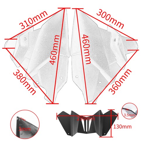 To Engine Spoiler Cowling Belly Pan Skid Plates Guards For Yamaha MT 09 SP 21-24 - Picture 6 of 40