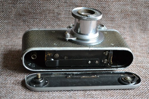 RARE Rangefinder camera FED NKVD USSR No.31204 INDUSTAR-10 M39 Leica Mount - Picture 10 of 20