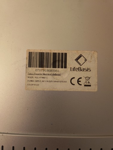 Thermal Transfer Machine Printer Silver Model 116F LifeBasis - Picture 4 of 4