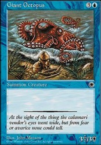 Giant Octopus NM, English MTG Portal 1 - Picture 1 of 1