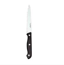 WORLD TABLEWARE 201-2632 World Tableware 9.25" Black Pointed Tip Knife, PK12