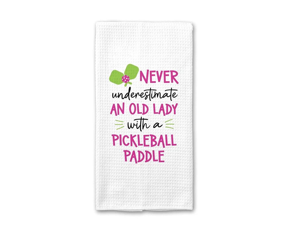 Pickleball Towel | Funny Pickleball Kitchen Towel | Pickleball Player Gift | ...