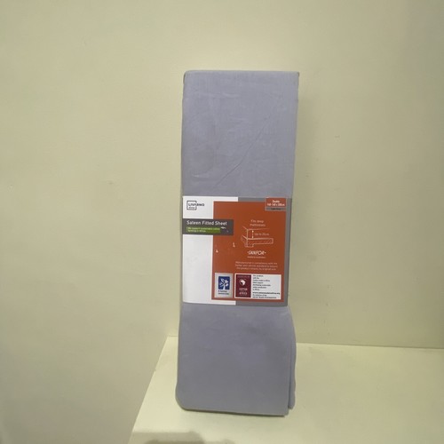 Livarno Home Lenzuolo con angoli in raso matrimoniale - Grigio chiaro - 140-160 x 200 cm x 25 cm - Foto 2 di 5