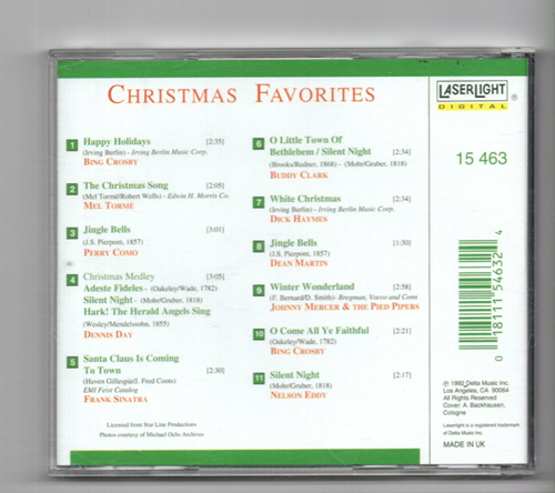 Various - Christmas Favorites CD (1992) Audio Quality Guaranteed Amazing Value - Picture 2 of 8