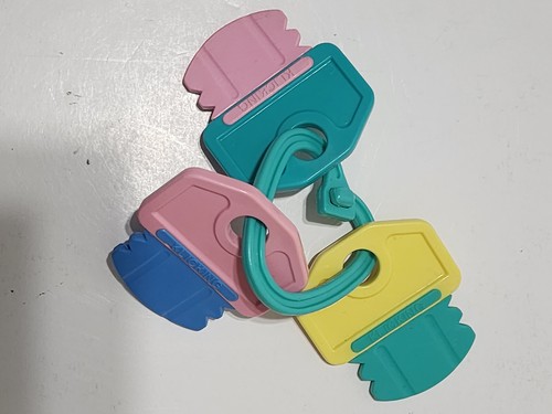 💙 C55 NUBY Baby Teething Key Ring - Picture 1 of 2