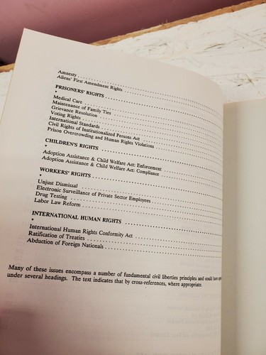 ACLU A Blueprint For Action For The Clinton Administration 1992 (bb29) - Bild 6 von 6
