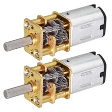 2Pcs DC 12V 120RPM GA12 N20 High Torque Motor 3-12V 7.5-4000RPM MicroDC Motor...