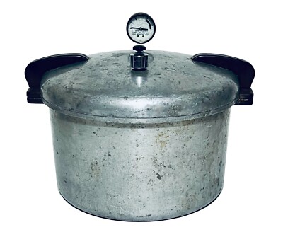 Vintage Presto Cooker Canner Pressure Cooker 7AV 16qt Untested- Fast  Shipping