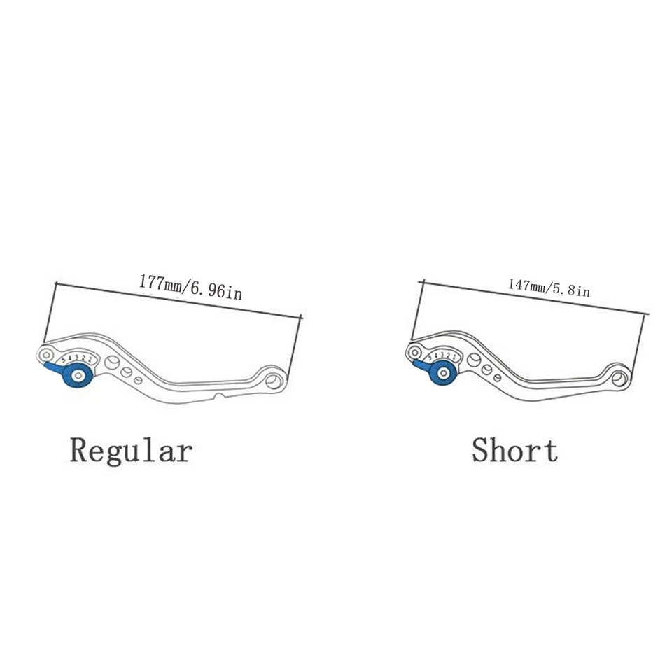 Palancas de embrague de freno negras con mango ajustable CNC para Suzuki DR650S/SE 1994-2020 Foto 4 de 4