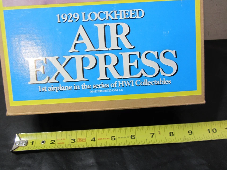 Ertl plane Air Express 1929 Lockheed Do It 1994 Metal Airplane - Image 3 of 4