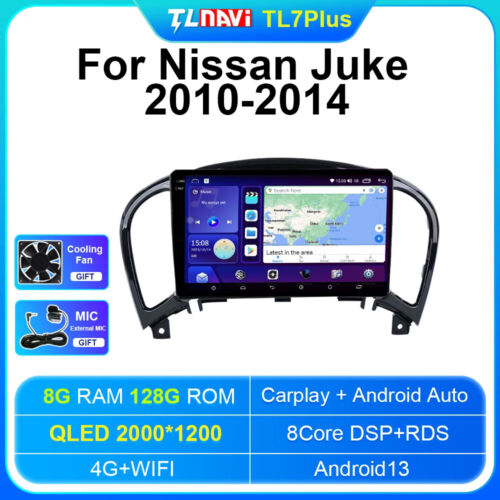 Car Radio For Nissan Juke YF15 2010-2014 Carplay GPS Video Player Auto Screen - Picture 14 of 32