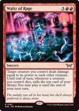WALTZ OF RAGE mtg NM-M Duskmourn: House of Horror 1 Rare