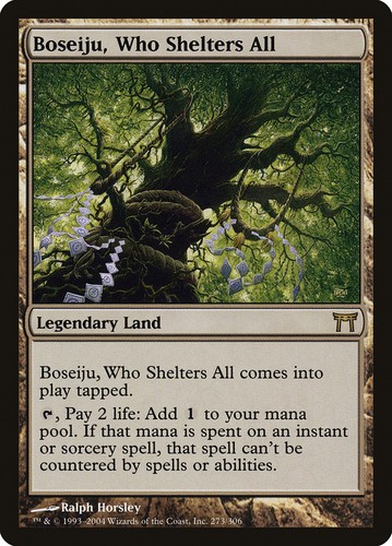 Boseiju, Who Endures (Borderless) 412 MTG Kamigawa: Neon Dynasty 