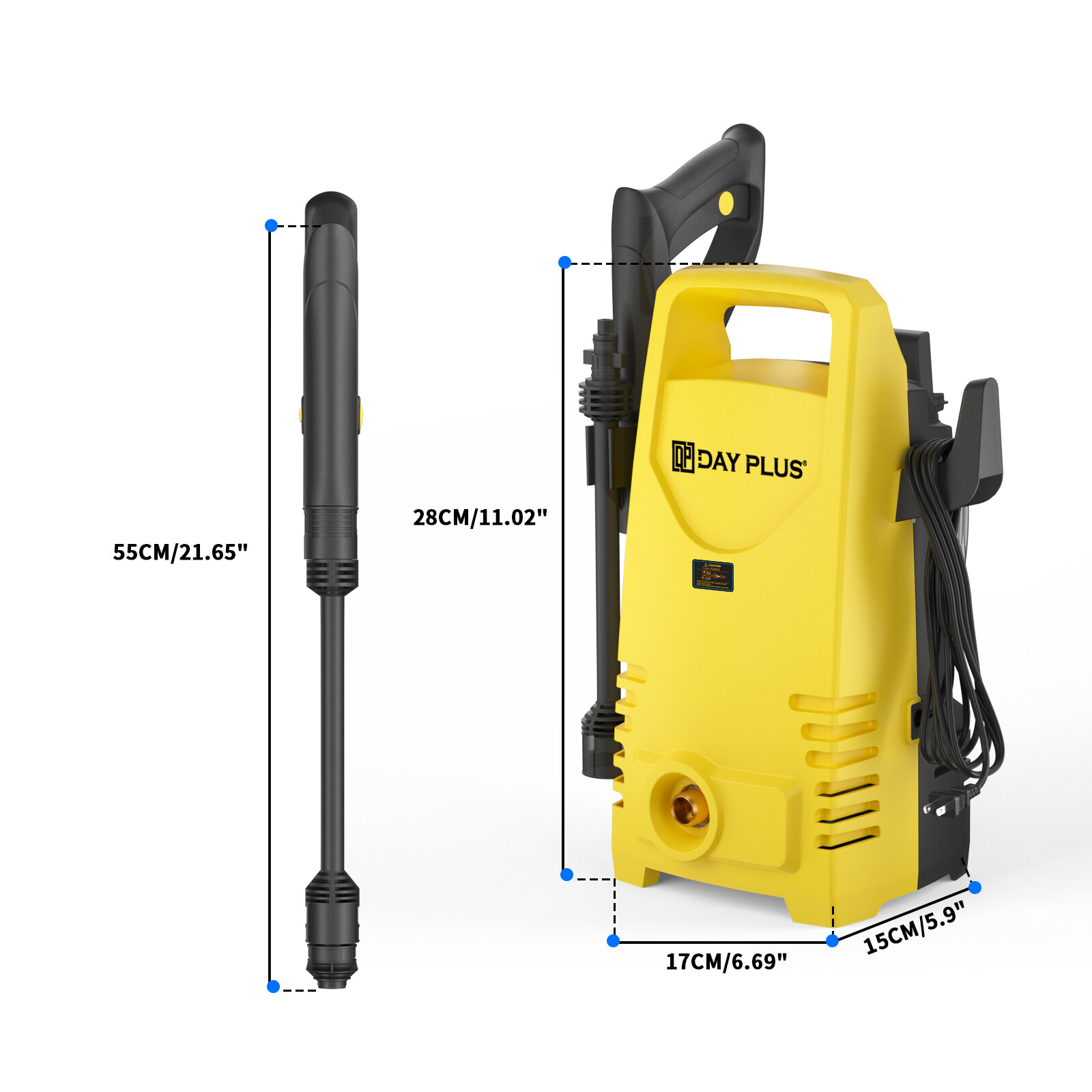 Pressure Washer 260Bar Powerful High Performance 3800W Power Jet Wash