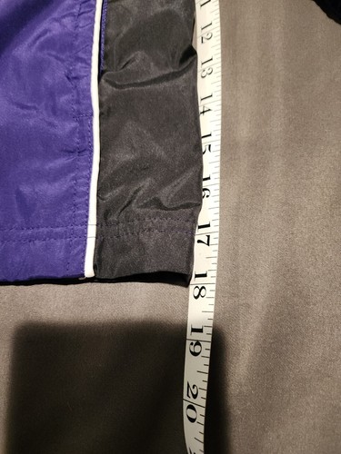 Vintage Reebok Womens Windbreaker Suit 2pc Sz L Purple/Black Lined Full Zip - Picture 8 of 20