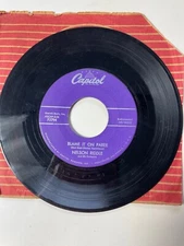 Nelson Riddle 45 Blame It On Paree / In A Small Forgotten Town Capitol F3794 VG