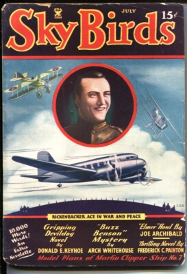 SKY BIRDS -July 1935 - BUZZ BENSON HERO PULP - CAPTAIN EDDIE ...