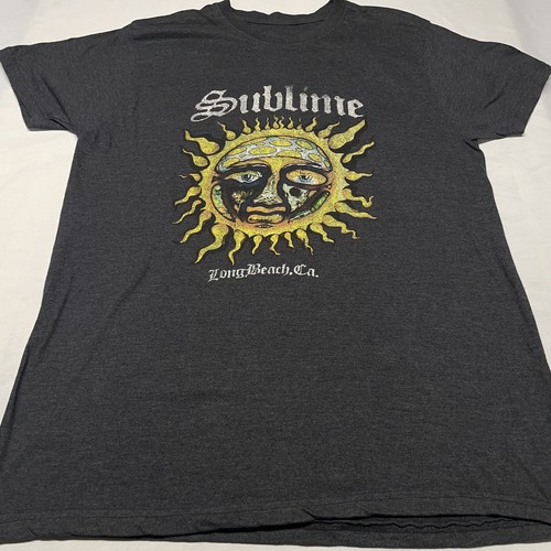 Sublime Long Beach 2XL Gray T-Shirt Reggae Rock Music Band Ska California Punk - Bild 2 von 6
