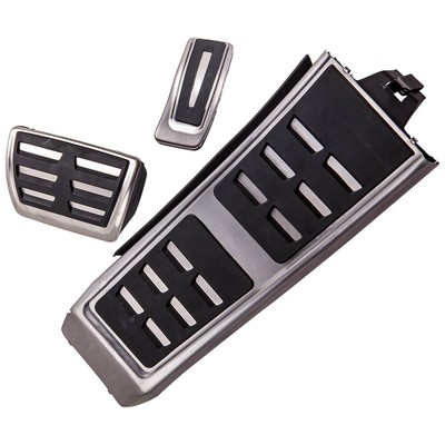 Sport Foot Rest Fuel Brake Pedal Plate Cover Set For AUDI A4 S4 A5 A6 Q5 S5 A7