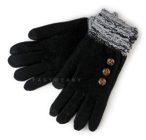 Womens Winter Gloves Mittens Thick Sherpa Fur Lined Touch Screen Thermal Soft - Picture 13 of 28