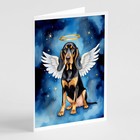 Black and Tan Coonhound My Angel Cards Envelopes Pack of 8 Dac6950Gca7P