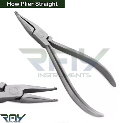 Orthodontic Utility How Plier Straight Dental Archwire Holding Adjusting Plier