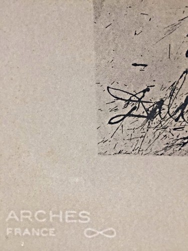 'Place de Vogue' en placa firmada a mano de Dalí Salvador - Imagen 3 de 3
