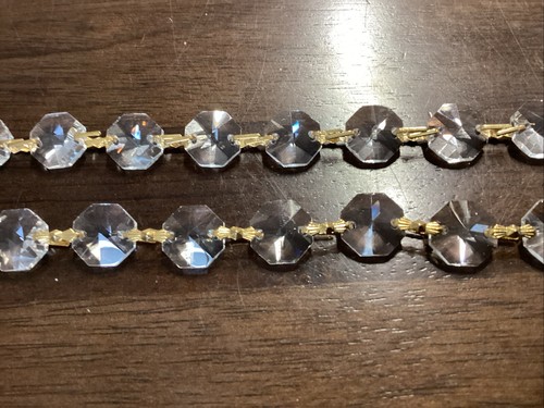 2 11.5 Inch Swarovski Strass Art 8002 Crystal Chandelier 14 Beads Lamp Parts - Picture 3 of 9