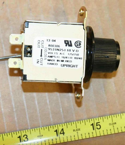 Refrigerator Temperature Cold Control part no. 800306 & 9531N251 - New - Picture 5 of 6