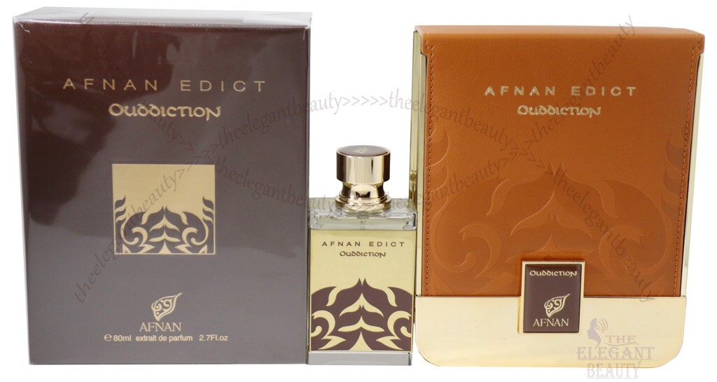 Afnan Edict Ouddiction 2&period;7 oz&sol;80ml Extrait De Parfum Spray Unisex New In Box