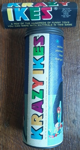 (RARE) Vintage Krazy Ikes new improved action Plastic Building Toys 1954,1957 - Picture 2 of 3