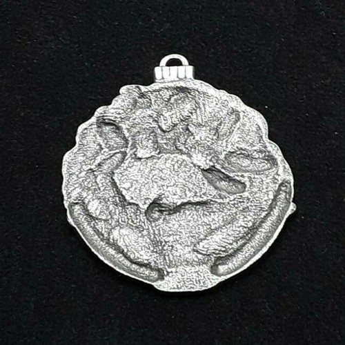 Pewter Silver Christmas Tree Ornament 4 Birds Decoration Seasons Greetings 2004 - Picture 2 of 5