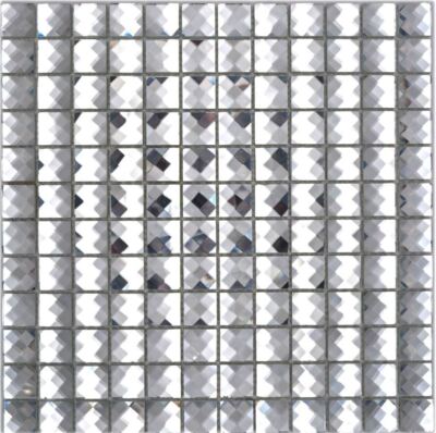 Glasmosaik Glitzer silber Diamant Wand Sauna WC Küche 130-0208_f|10 Matten