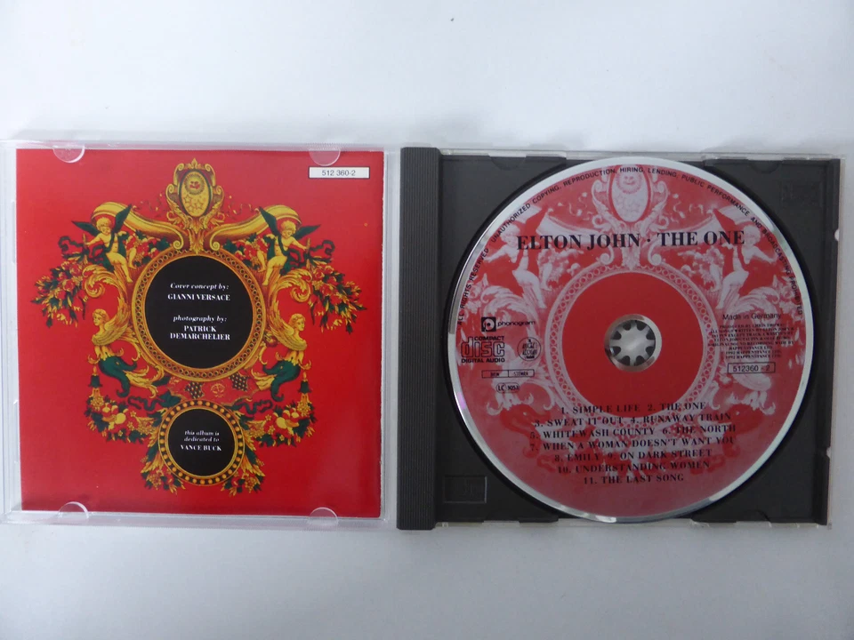Elton John, The One, CD, GER 1992 - Bild 2 von 3
