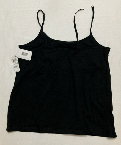 Nuevo con etiquetas Charter Club Shelf-Brah Cami Tank Negro XL - Imagen 2 de 6