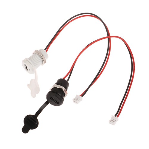 USB-C 2Pin High Current Charging Socket With PH2.0 Nut Lock Plate Connector _af - Afbeelding 12 van 14