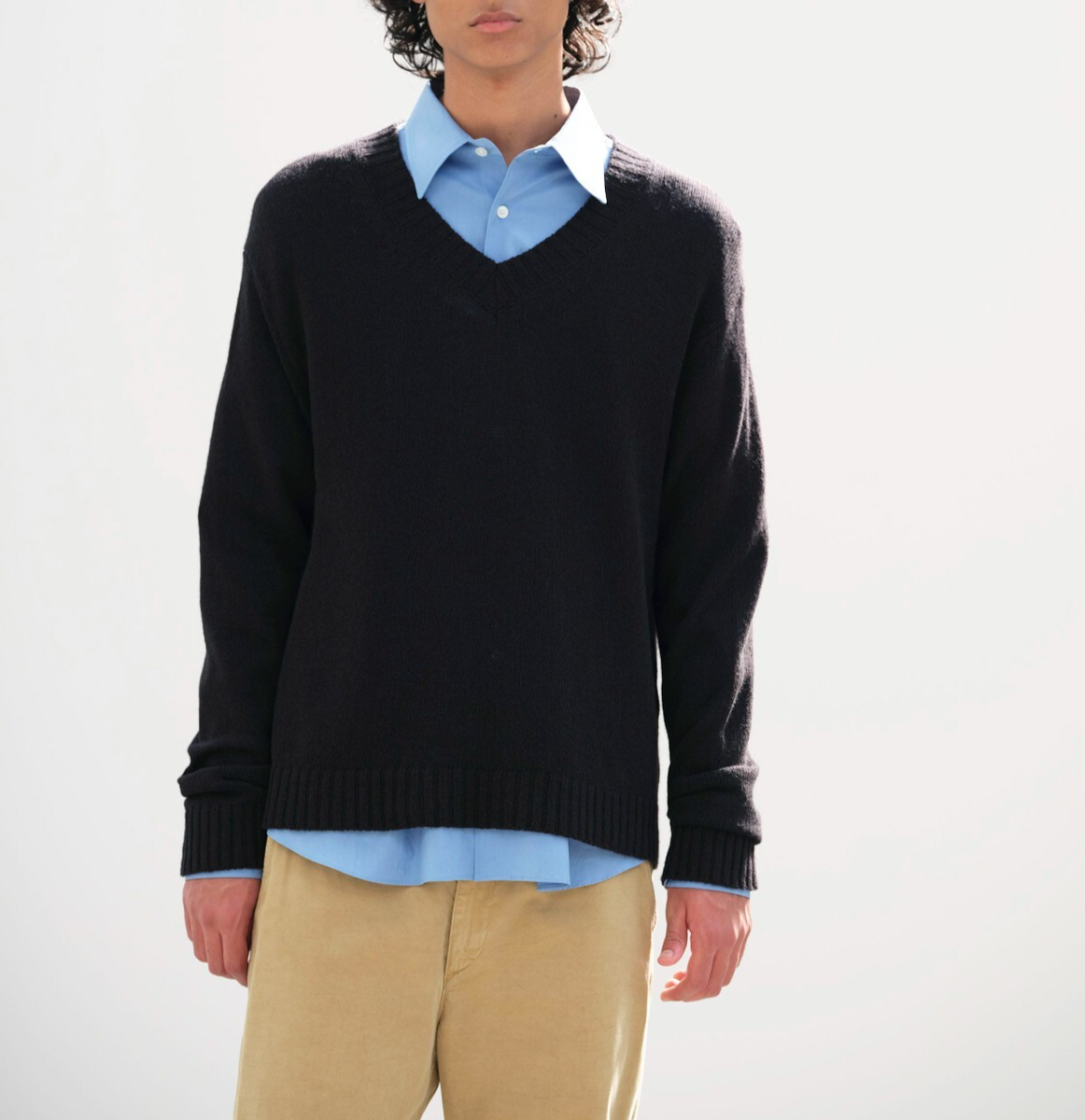 トップス AURALEE SUMMER CASHMERE KNIT V-NECK P/O auralee-summer-cashmere-knit-p