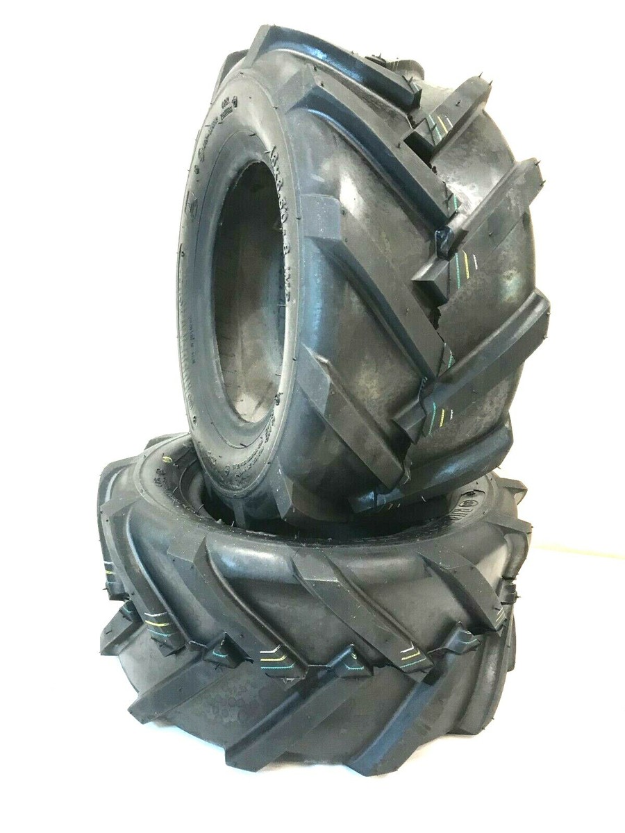TWO 16x6.50-8 Ditch Witch Trencher Tractor LUG Tire 16x650-8 16