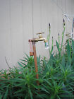 Rain Gauge copper & brass lawn & garden gift Drop.Holiday Gift Father's Day!