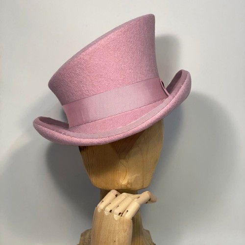 Sombrero de copa asimétrico Sombrero de lana Unisex Sombrero de vapor Punk Moda Sombrero de cinta Sombrero - Imagen 40 de 42